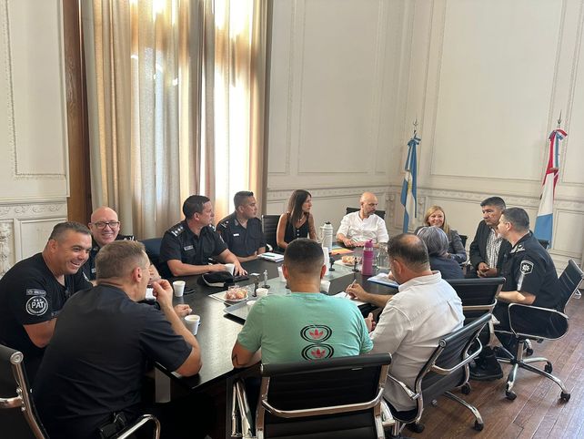 El municipio participó de la reunión con el ministro de Seguridad, jefes de unidades y fuerzas de seguridad.