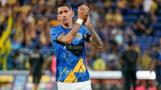 Central. Ángel Di María no juega como titular desde el clásico, aunque entró ante Banfield. Se espera que esté disponible para el encuentro debut de la Copa Libertadores.