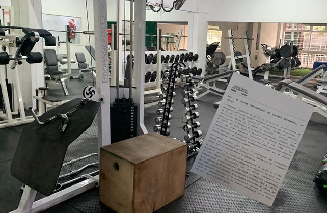 Gimnasios: tras la manifestación, llegaron las intimaciones y cerraron sus puertas Gimnasios: tras la manifestación, llegaron las intimaciones y cerraron sus puertas