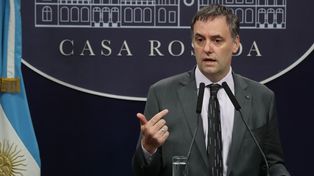 Manuel Adorni cargo contra la cúpula de la CGT por el paro nacional que llevará a cabo este jueves 9 de mayo.&nbsp;