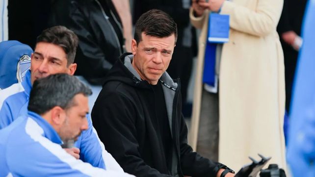 Esteban Solari fue el destinatario de la furia de los hinchas tombinos.&nbsp;