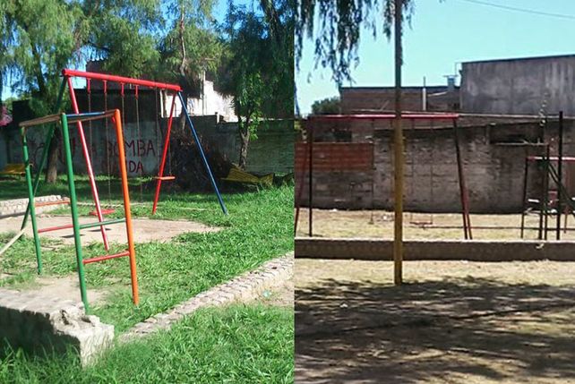 La vecinal Del Tránsito puso en condiciones la plaza del barrio