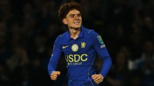 Valentín Barco convirtió su primer gol con la camiseta del Chelsea