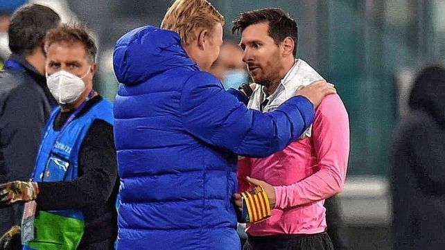 Koeman le insiste a Messi para que siga en Barcelona