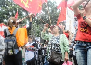 La CCC se movilizó este jueves junto a otras organizaciones sociales