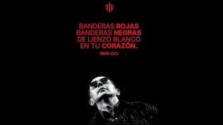 A través de las redes sociales el club Patronato brindó un emotivo homenaje al Indio Solari utilizando una frase de su obra.
