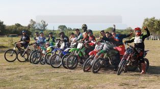 Dos pasiones en un predio soñado con una vista privilegiada. La Kava unió el MTB y el motocross.