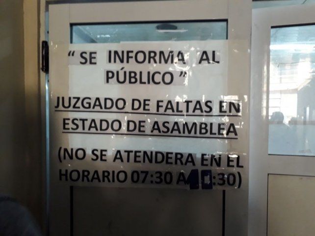 El conflicto en el Juzgado de Faltas llegó a la conciliación obligatoria