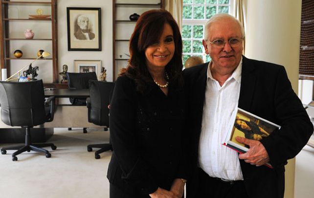 En la Rosada. Cristina Fernández recibió más de una vez a Ernecto Laclau.