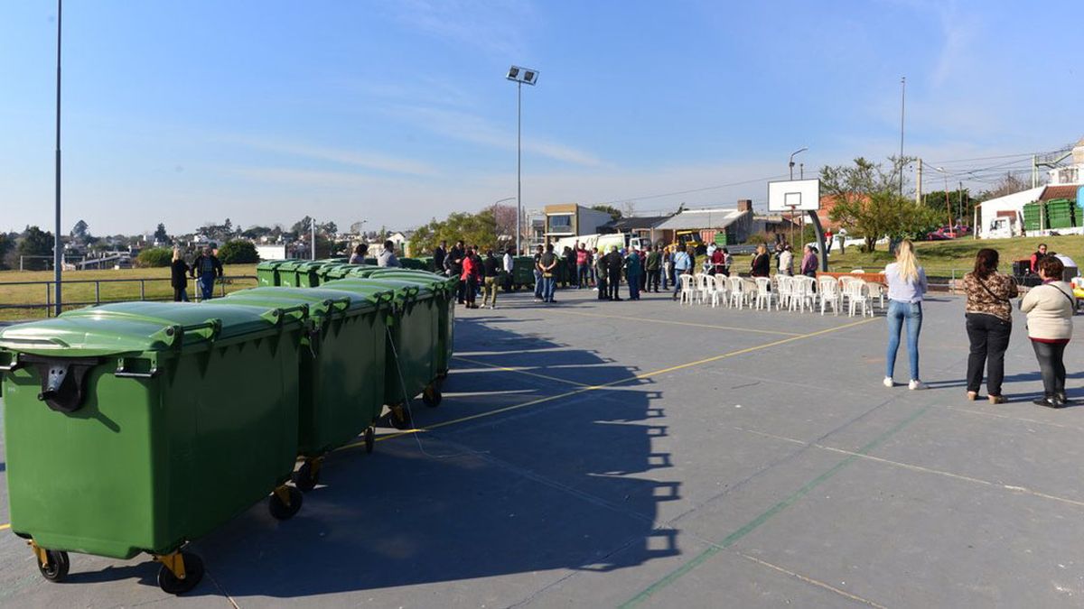 Colocaron nuevos contenedores en el sudeste de Paraná
