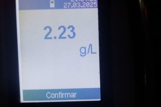Alcoholemia: un choque menor dejó expuesto a un automovilista en grave estado de ebriedad