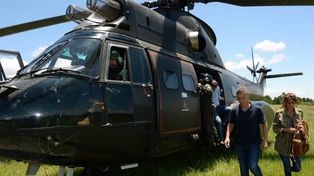 Confirman que el helicóptero de Macri tuvo un aterrizaje abrupto ayer en Olivos