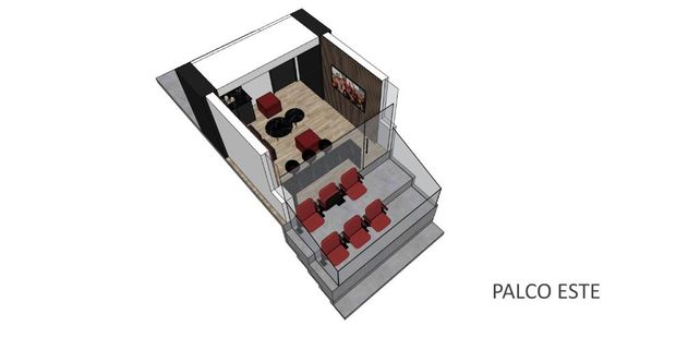 Los palcos VIP fueron vendidos rápidamente a expalquistas de esa zona.