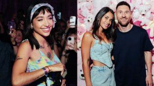 Lionel Messi, junto a Antonella Roccuzzo, coincidió con María Becerra en la famosa fiesta y el video se hizo viral