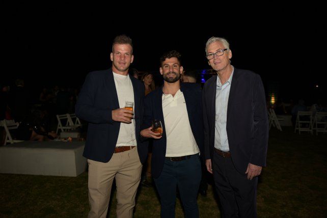 Fabricio Satriano, Agustín Fucci y Roberto Castiglioni.  