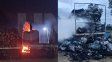 Concordia: Incendio afectó a dos acoplados en Colonia Ayuí