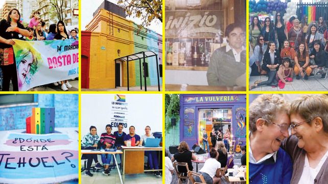 La tapa de la publicación Comunidad365 resume la multiplicidad de temas y voces que se escuchan en el colectivo LGTBIQ+.