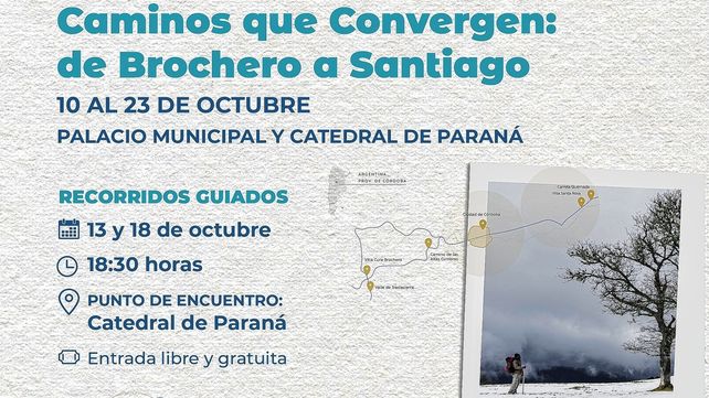 Los caminos de Brochero y Santiago convergen en una muestra