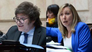 Javier Milei y Miriam Bregman