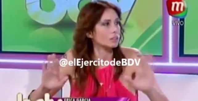 Erica García mostró los chats con Doman que la criticó en Twitter