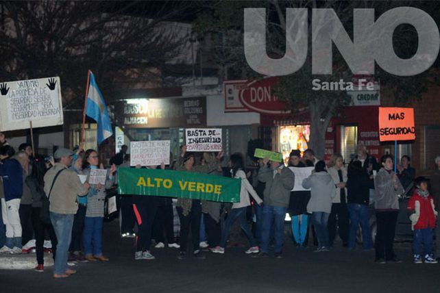 Los vecinos reclamaron seguridad en diversos puntos de Santa Fe