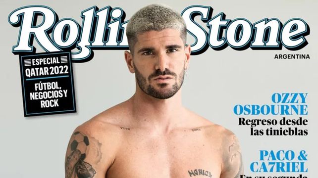 Rodrigo De Paul posó para&nbsp; Rolling Stone