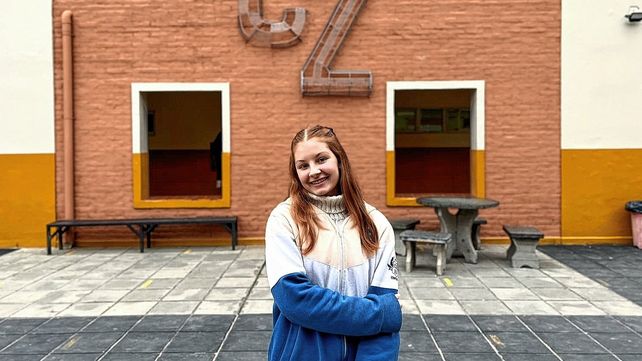 La estudiante Anastasia Koroll fue protagonista de la feria internacional presentando una investigación que se desarrolló durante el ciclo lectivo 2021.