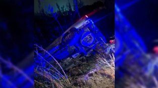 Accidente en Paraná: una camioneta volcó y sus ocupantes salieron ilesos
