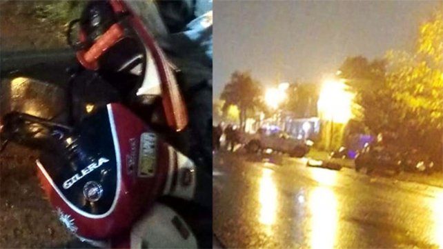 Un fatal accidente ocurrió en la lluviosa noche de viernes en calle Frondizi