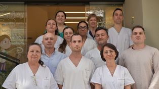 El grupo Ecmo pediátrico del Sanatorio de Niños.