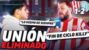 La reacción de los hinchas de Unión tras quedar fuera de la fase final