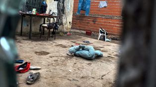 Un búnker en el asentamiento Los Pumitas.