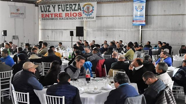 Luz y Fuerza Villaguay: encuentro de afiliados y afliliadas Empas