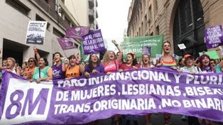 La Asamblea Lesbotransfeminista convoca a una concentración este sábado a las 14 en plaza San Martín tras la postergación de la marcha del 8M.