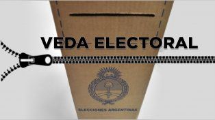A qué hora termina la veda electoral por las elecciones nacionales
