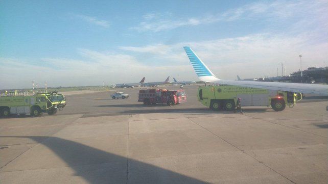 Inconvenientes en Aeroparque tras un incidente con un avión de Aerolíneas Argentinas