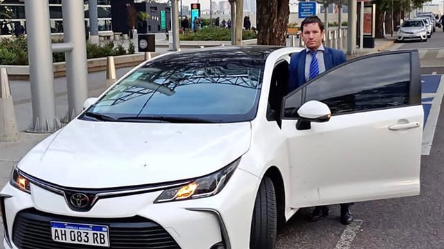 La Policía halló incendiado el vehículo en el que viajaba Martín Sebastián Palacio
