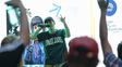 Los jóvenes y el freestyle fueron protagonistas en la explanada del Concejo Municipal
