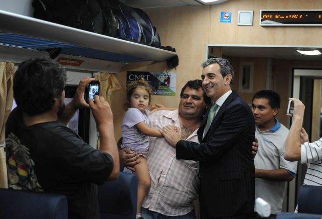 Partida. Randazzo con pasajeros