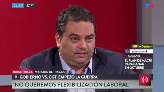 Para nosotros la reforma de Brasil no es un espejo para la Argentina, dijo Triaca