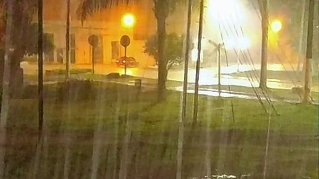 Lluvia en Laguna Paiva