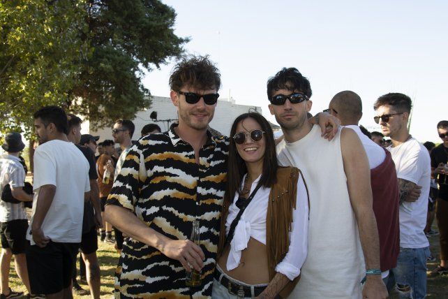 Facu Citro, Camila Pasante, Pablo Caeiro. 