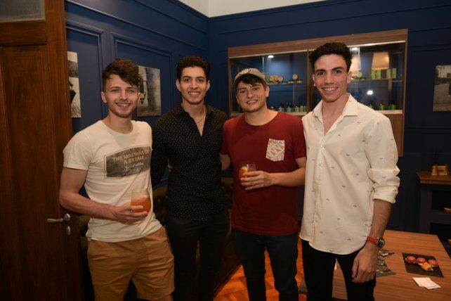 Agustin Capriotti, Jesus Abusar, Juan Solans y Nahuel Plano.