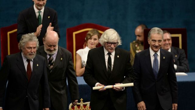 El grupo Les Luthiers recibió el premio Princesa de Asturias