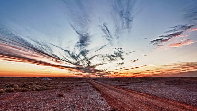 Las sorprendentes imágenes de una ciudad subterránea en medio del desierto de Australia