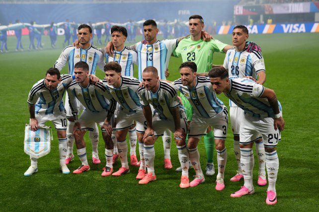 Los once de Argentina que Lionel Scaloni puso desde el arranque para jugar ante Egipto.