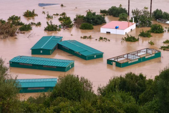 La tormenta Leonardo golpeó con fuerza a Andalucía y hay 4.000 personas evacuadas
