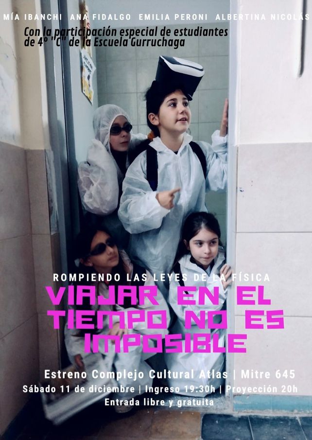 Estrenan un corto de ciencia ficción escrito y protagonizado por alumnos de la Gurruchaga
