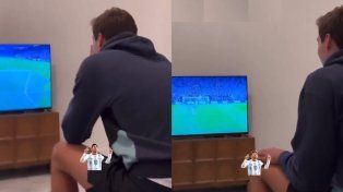George Russell, piloto de Mercedes en la Fórmula 1, apoyó a la Argentina en el Mundial de Qatar 2022.