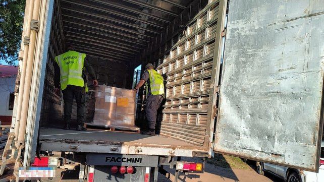 Camión brasileño trasladaba un precursor de cocaína sin habilitación